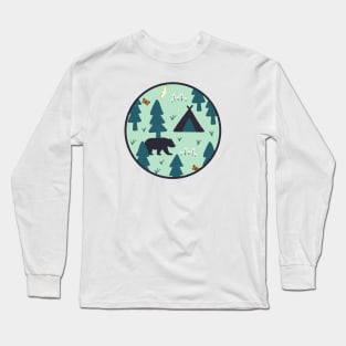 True North (Denim & Mint) Long Sleeve T-Shirt